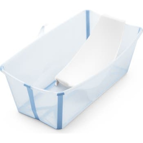 Flexi Bath® Foldable Baby Bath Tub with Temperature Plug & Infant Insert