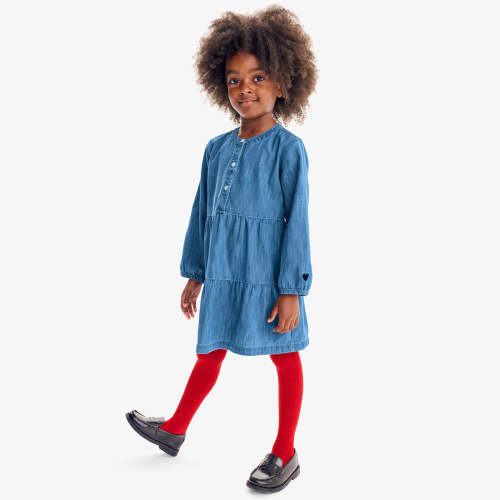 Chambray popover dress | Primary.com