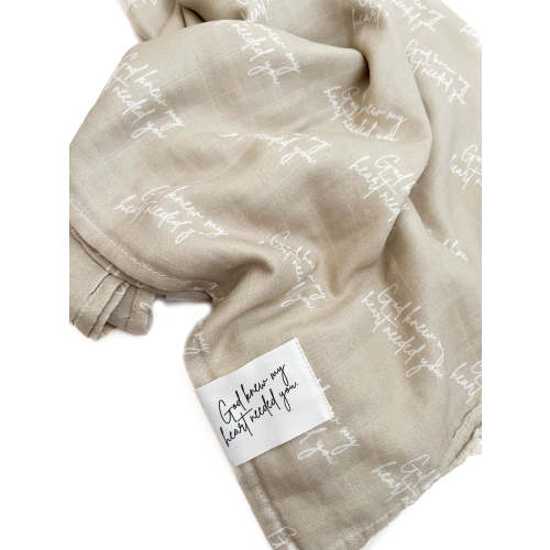 God Knew My Heart Needed You Swaddle Blanket – AmorClothingCo.