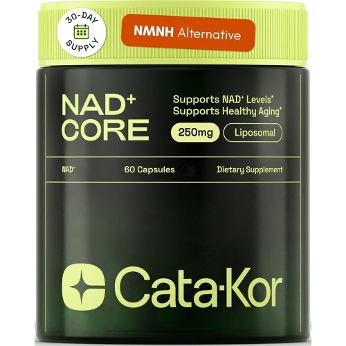 NMNH Supplement Alternative - Liposomal NAD CORE LipoNAD 250mg - 30-Day Supply - High Purity NAD Supplement for Anti-Aging, Energy, Focus - 60 Capsules
