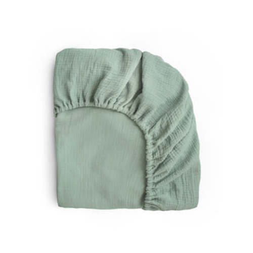 Mushie Mini Baby Muslin Crib Sheet
