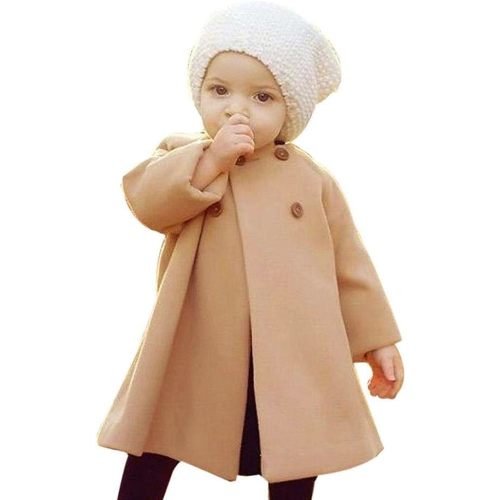 Baby Coats Fall Winter Kid Baby Girl Cloak Button Jacket Clothes Baby Outwear Clothes