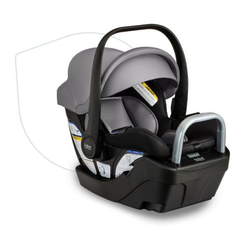 Britax Willow S Rear Facing Infant Car Seat, Alpine Base with ClickTight - Graphite Onyx