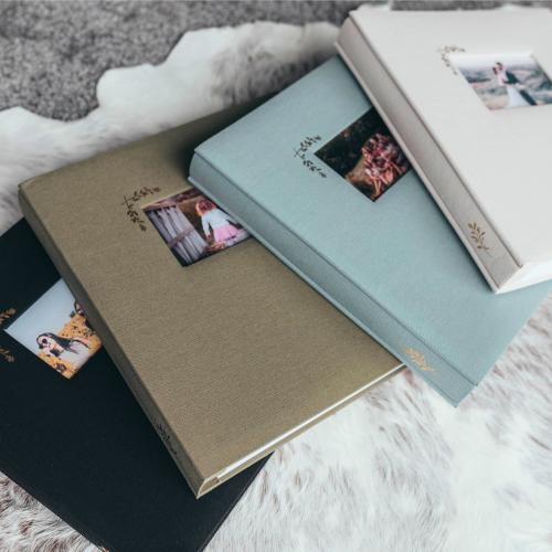 Large Photo Album with Cover Window - 500 pockets for 4x6 photos - 5 Color options