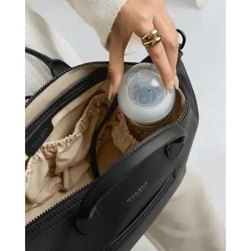 Emmy Midi Diaper Bag | Black