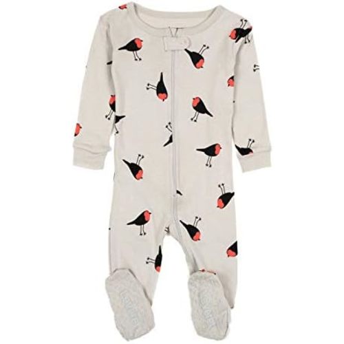 Leveret Kids Pajamas Baby Boys Girls Footed Pajamas Sleeper 100% Cotton (Size 6-12 Months-5 Toddler)