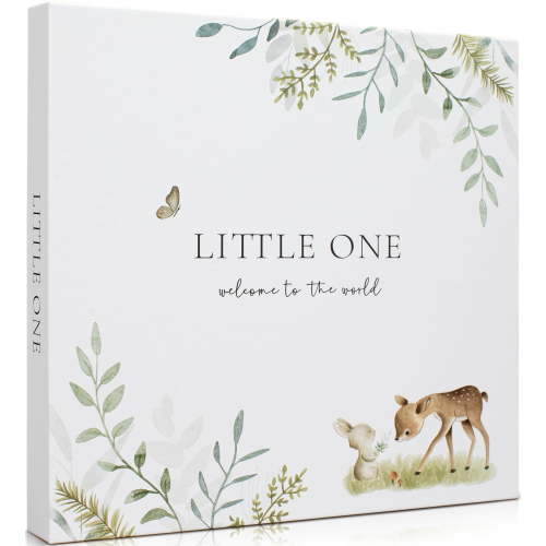 Keepsake Baby Memory Book For Boys & Girls - Timeless First 5 Year Baby Book Photo Album - Gender Neutral Journal Scrapbook - Record A Milestone For Every Event From Birth To Age 5