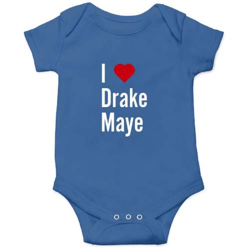 I love drake maye Baby Onesies Kids's Short Sleeve Onesie 12M Royal sold by Bindibtordajstsz | SKU 2324473201 | Printerval