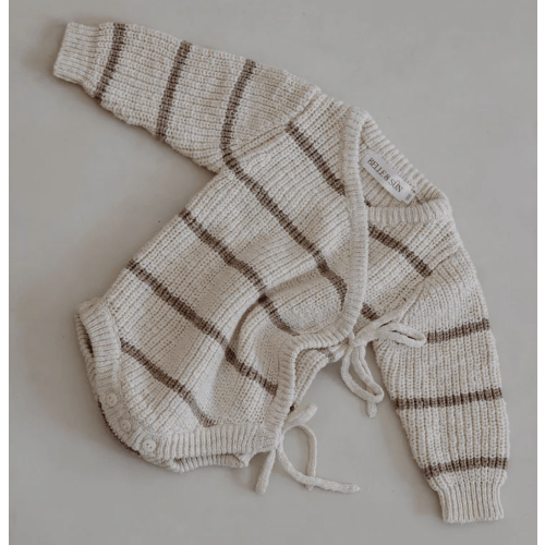 Kimono Romper | Cedar Stripe