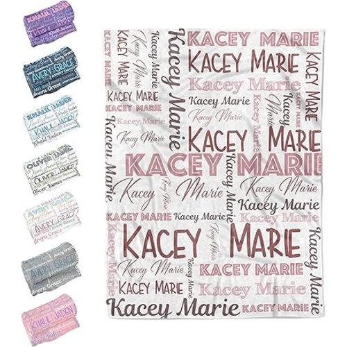 Custom Blanket for Baby Girls Boys Personalized Baby Blankets with Name Personalized Blankets for Kids Custom Baby Blanket Custom Baby Blanket with Name Personalized Baby Items