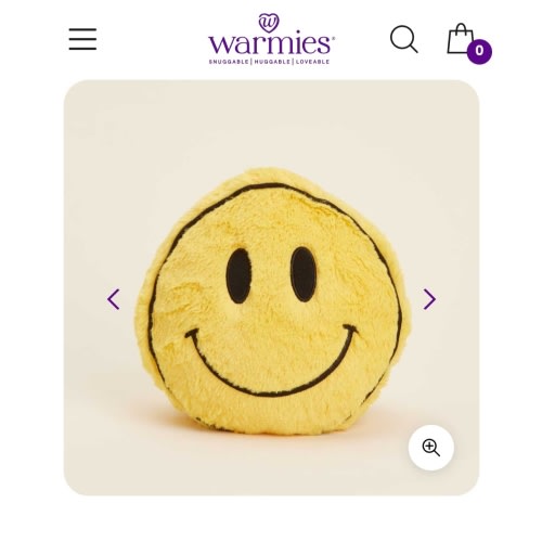Smiley Face Warmies | Microwavable Smiley Face Warmies Stuffed Animal | Warmies USA