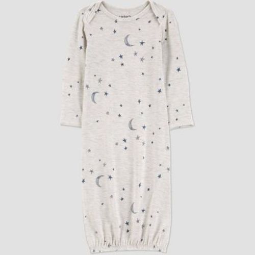 Carter's Just One You® Baby Comfy Soft Celestial Gown - Gray Newborn