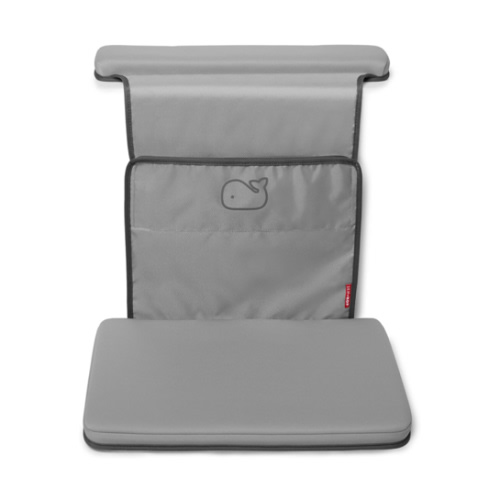 Skip Hop Baby Bath All-in-One Elbow Saver and Kneeler, Moby, Grey