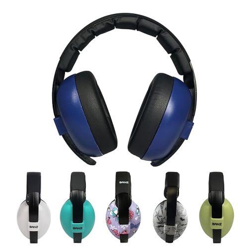 Banz Bubzee Baby Headphones for Noise Protection - Baby Ear Muffs, Newborn Infant & Toddler, 0 to 36 Months, Adjustable
