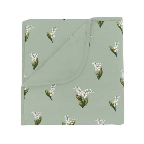 Baby Blanket in Thyme Lily