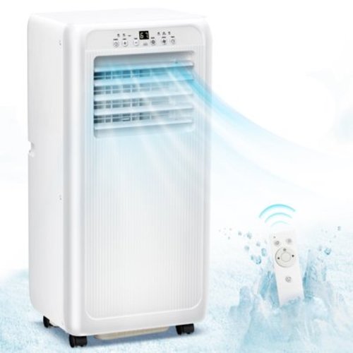 Auseo 6000BTU (10000 BTU ASHRAE) Portable Air Conditioner, Dehumidifier, Fan, 3 in 1 AC with 24-Hour Timer
