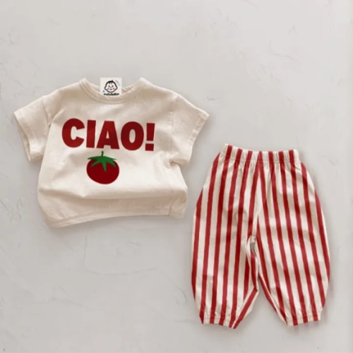 CIAO！Baby 2 Piece Tomato Sets