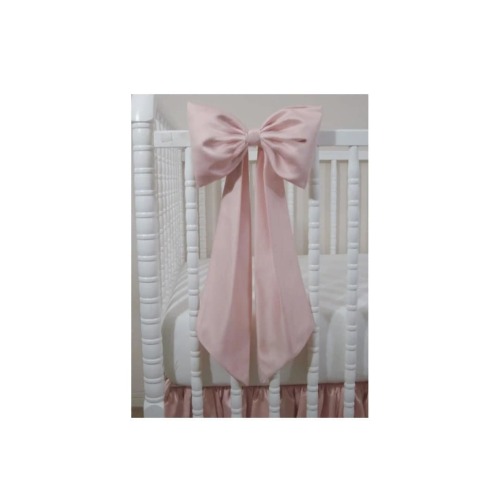 Large Satin Crib Bows with long sashes - Choose your color!