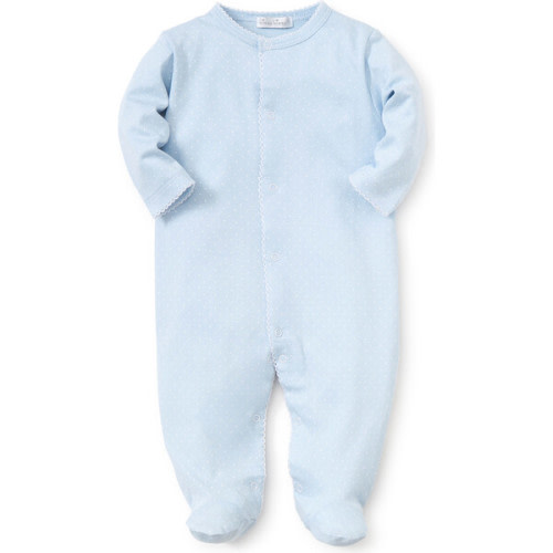 New Dots Footie, Blue/White - Kissy Kissy | Maisonette