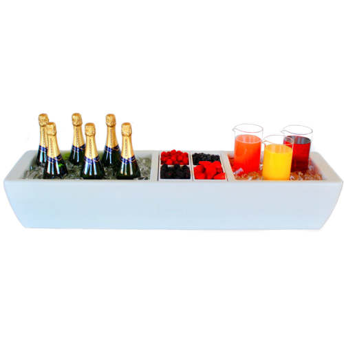REVO Party Barge Cooler | Polar White | Ice and Wine Bucket – REVO COOLERS, LLC