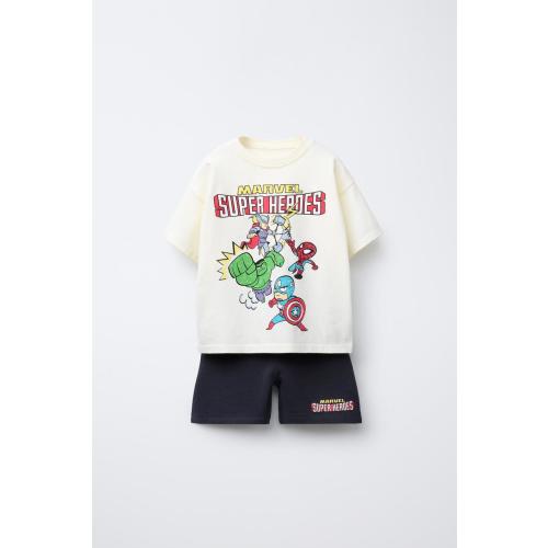 THE AVENGERS © MARVEL T-SHIRT AND SHORTS SET - Anthracite grey | ZARA United States