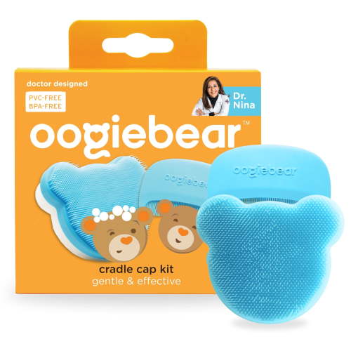 Oogiebear Newborn and Infant Cradle Cap Removal Kit - 3 Step Baby Grooming Tools