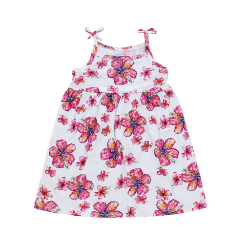 Hibiscus Kiss Bamboo Dress