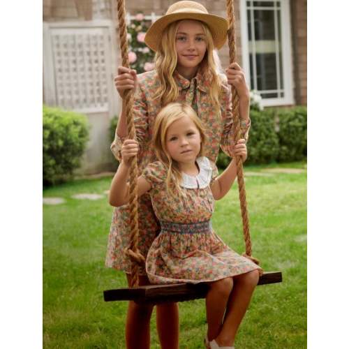 Striped Cotton Fun Shirtdress & Bloomer