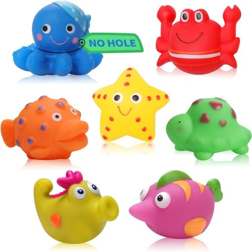 Mold Free Baby Bath Toys for Kids Ages 1-3,No Hole No Mold Sea Animal  Bathtub Toys for Infant 6-12-18 Months, Tub Toys Toddlers 2-4 Year Old Boys
