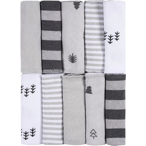10-Pack Baby Boys Bear Washcloths