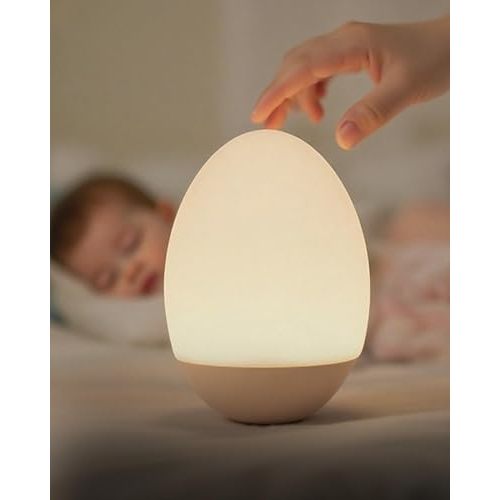 Silicone Night Light for Kids,256 RGB Egg Light for Nursery,Rechargeable Baby Night Light, Bedside Lamp for Toddler,Eye Caring,Touch Control