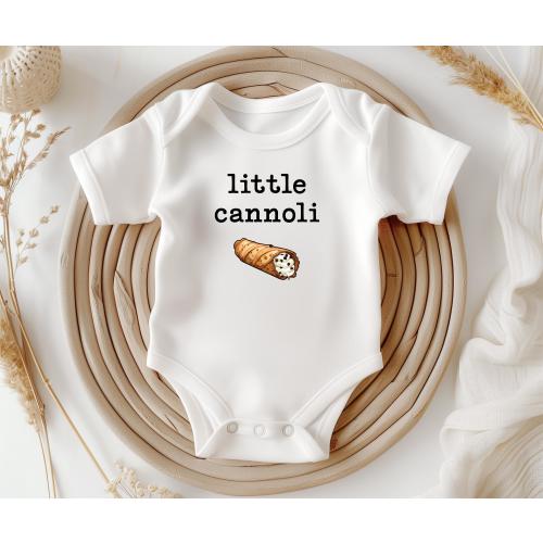 Little Cannoli Onesie®, Cannoli Onesie®, Italian Baby Onesie®, Baby Gift