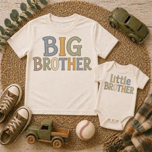 Big Brother Little Brother Matching Outfit Set of 2