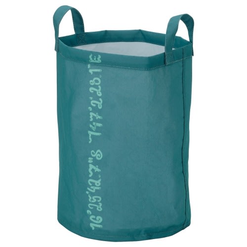 BLÅVINGAD Storage bag - whale pattern/blue-green