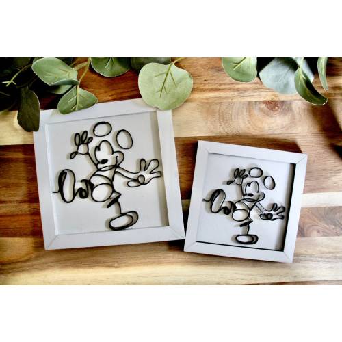 Mickey Mouse, Disney Wooden wall decor, Wooden Wall Art,  Disney Home decor, Living Room Bathroom decor, Disney, Cartoon, Animation Sketch