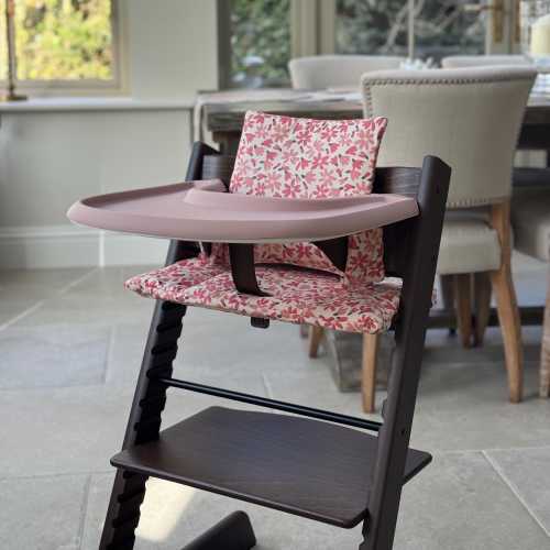 Wipeable Cushion for Stokke Tripp Trapp Highchair - Pink Petals