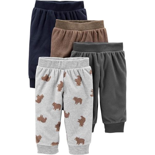 3-6MTHS Simple Joys by Carter's Baby 4-Pack Fleece Pants