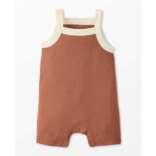 Baby Sleeveless Ribbed Shortie Romper | Hanna Andersson
