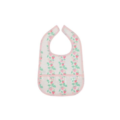 The Wipe It Bib in Strawberries