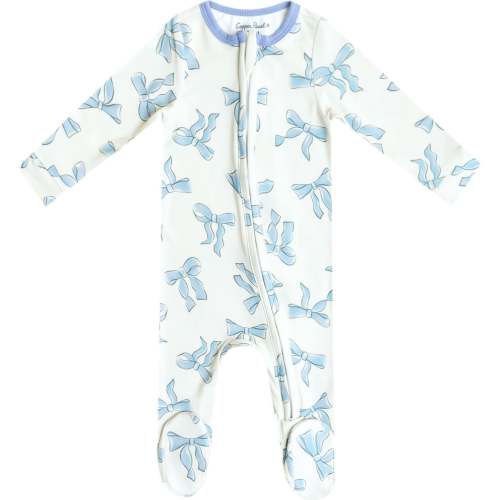 Zip-up Footie, Daphne - Copper Pearl Sleepwear | Maisonette