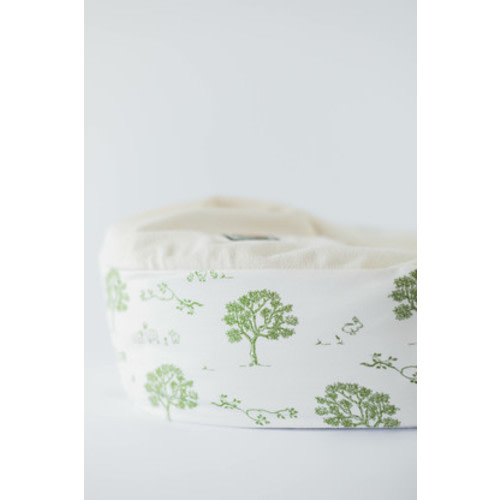 organic nesting pillow in central park