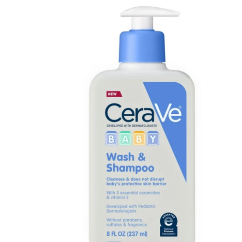 CeraVe Baby Body Wash & Baby Shampoo, Gentle Tear-Free Cleanser for Sensitive Skin & Hair, 8 fl oz