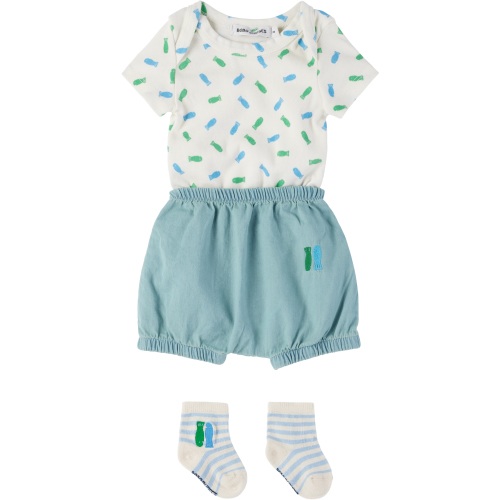 Baby Off-White Lucky Fish Bodysuit Set
