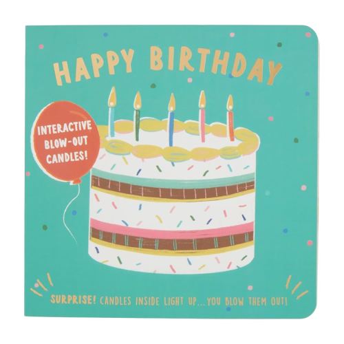 Mud Pie Kids Birthday Board Book; 6 1/4" X 6 1/4"