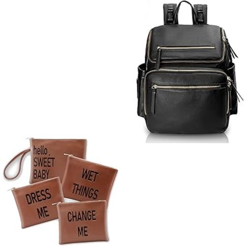 Diaper Bag Backpack Baby Diaper Bag Leather & Diaper Bag Organizing Pouches,Leather Diaper Bag Organizer
