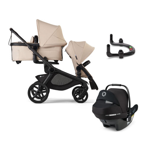 Bugaboo Kangaroo 2-in-1 double stroller Travel System Bundle