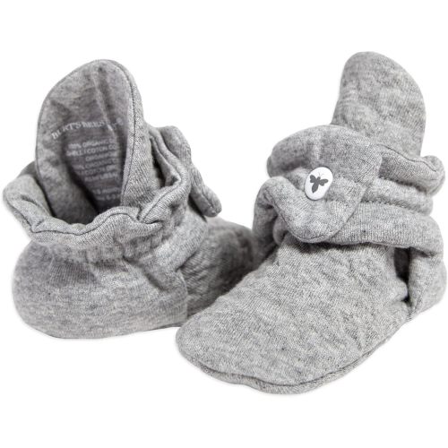 Burt's Bees Baby Booties, Organic Cotton Adjustable Infant Sock