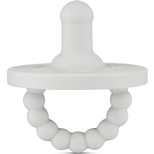 Ryan & Rose Cutie PAT Pacifier Teether (Stage 1, Grey)
