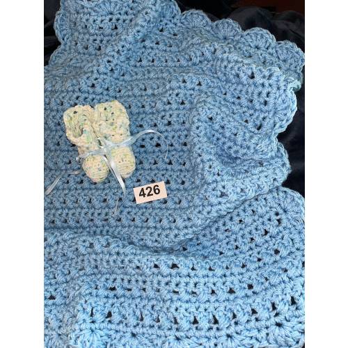 Handmade Baby Blanket, Baby Blanket Crochet, Baby Shower Gift, Pink Blanket, Blue Blanket, Ready to Ship