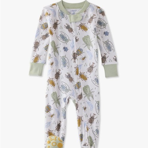 baby-boys Cruz Snug-fit Footed Pajamas 100% Organic Cotton Zip Front Sleeper Pjs W/Grippers for Baby Boys